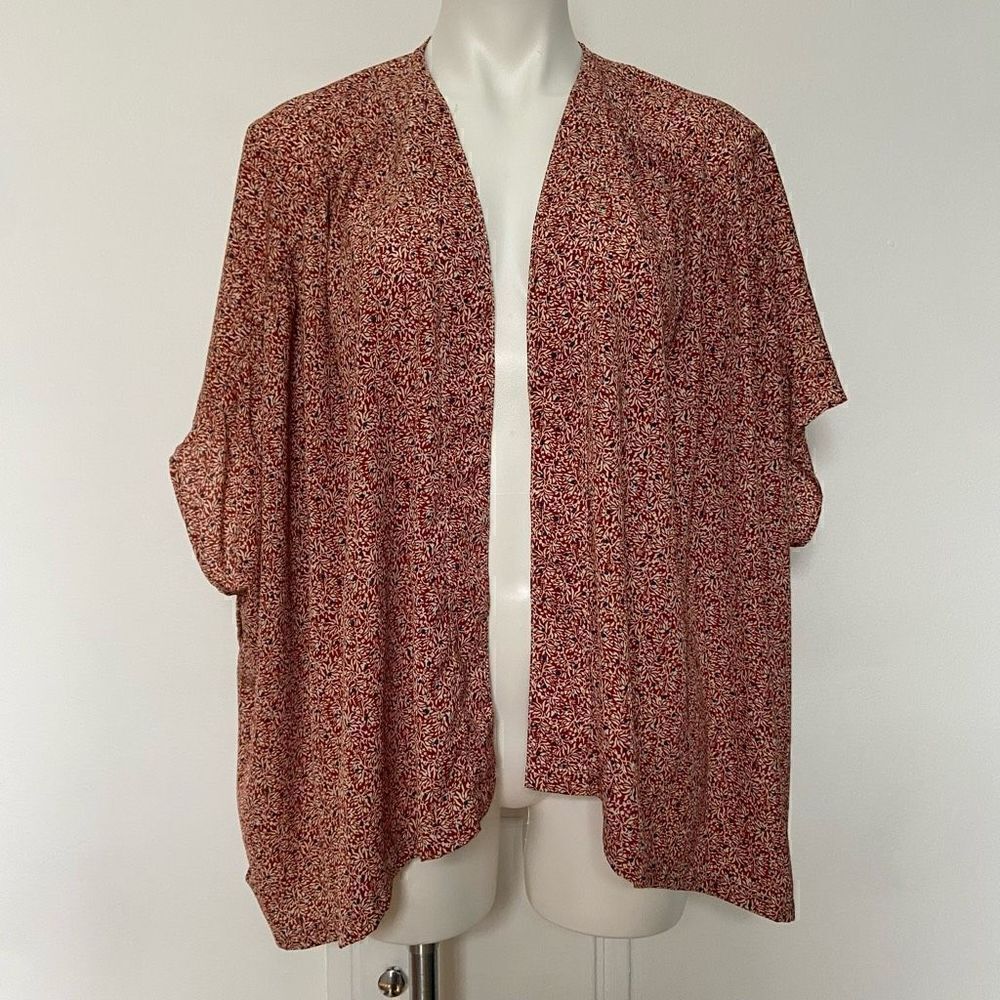 Look by M Floral kimono wrap